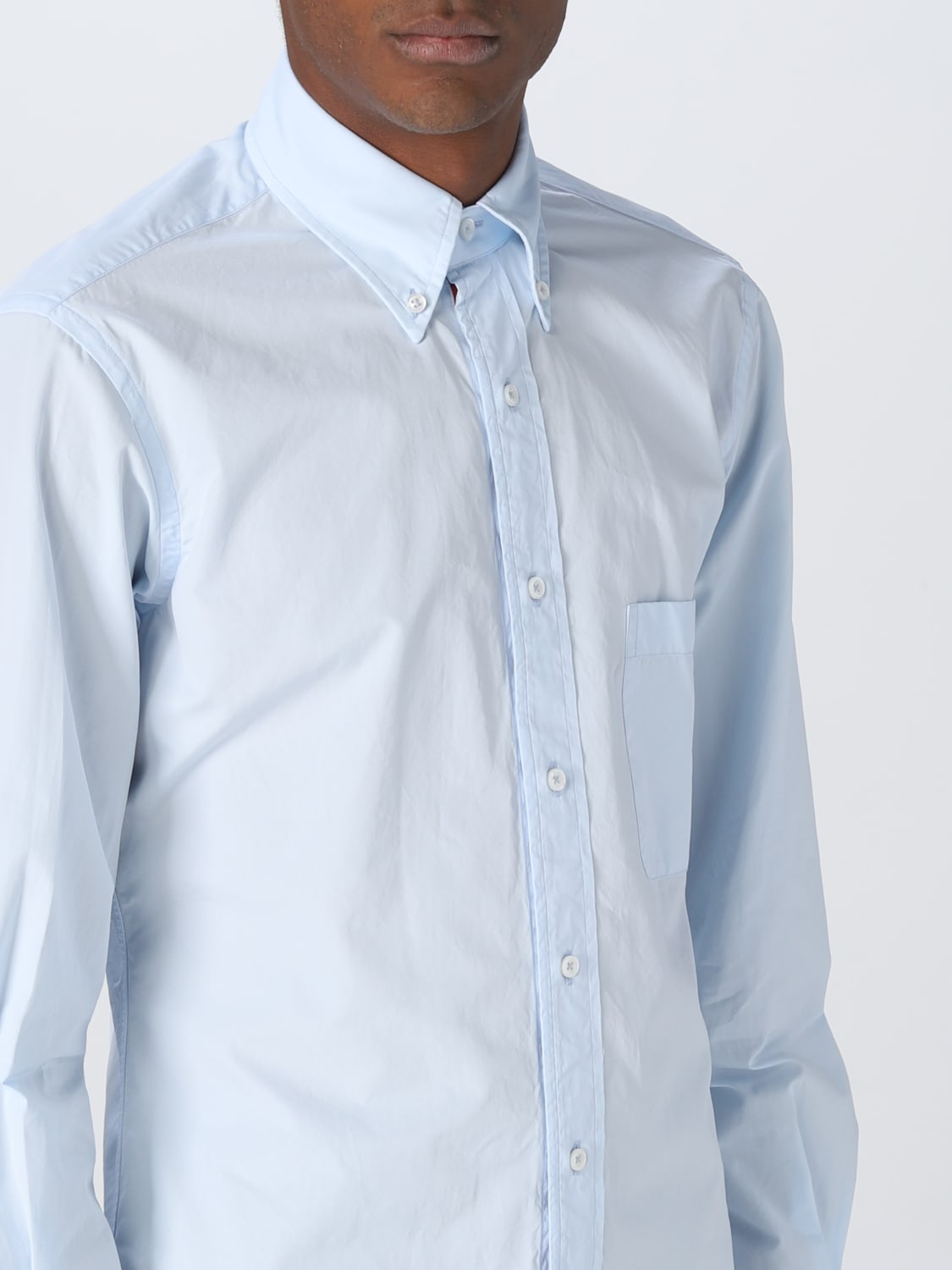 Thom Browne Outlet: poplin shirt - Blue | Thom Browne shirt