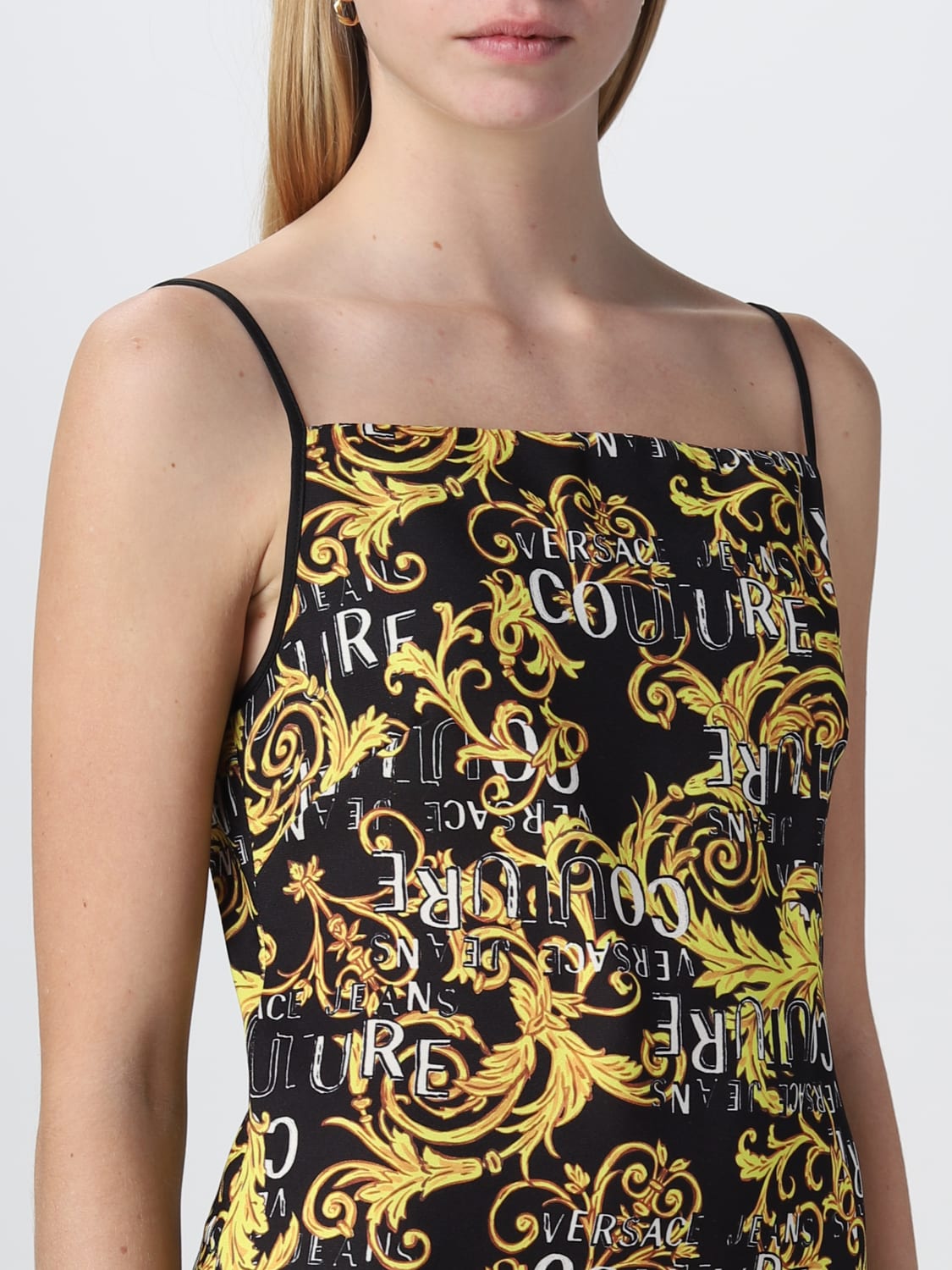 Versace Jeans Couture Outlet: women's dress in synthetic fabric