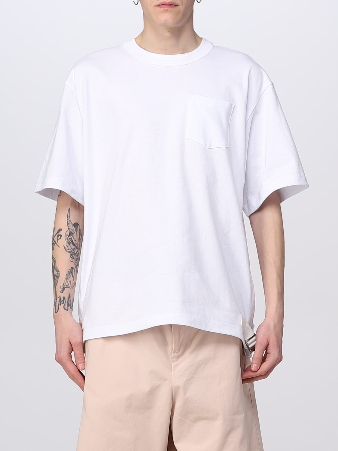 Sacaiアウトレット：Tシャツ メンズ - ホワイト | GIGLIO.COM