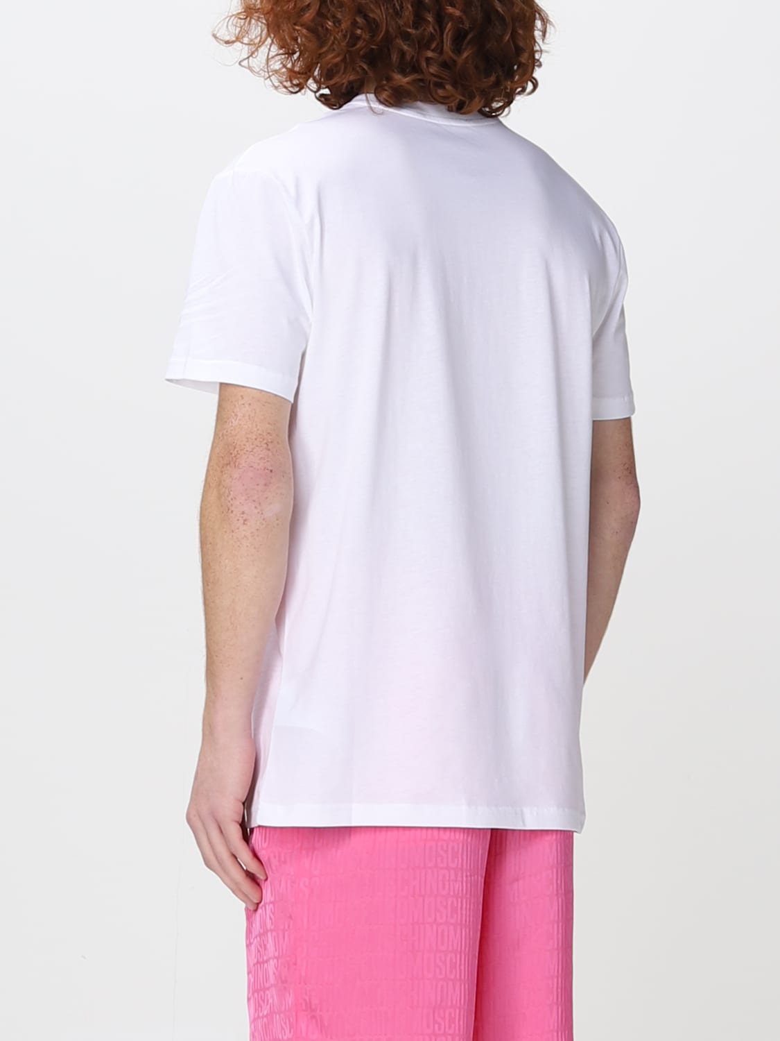  MOSCHINO Moda de lujo para hombre V070202401001 camiseta blanca