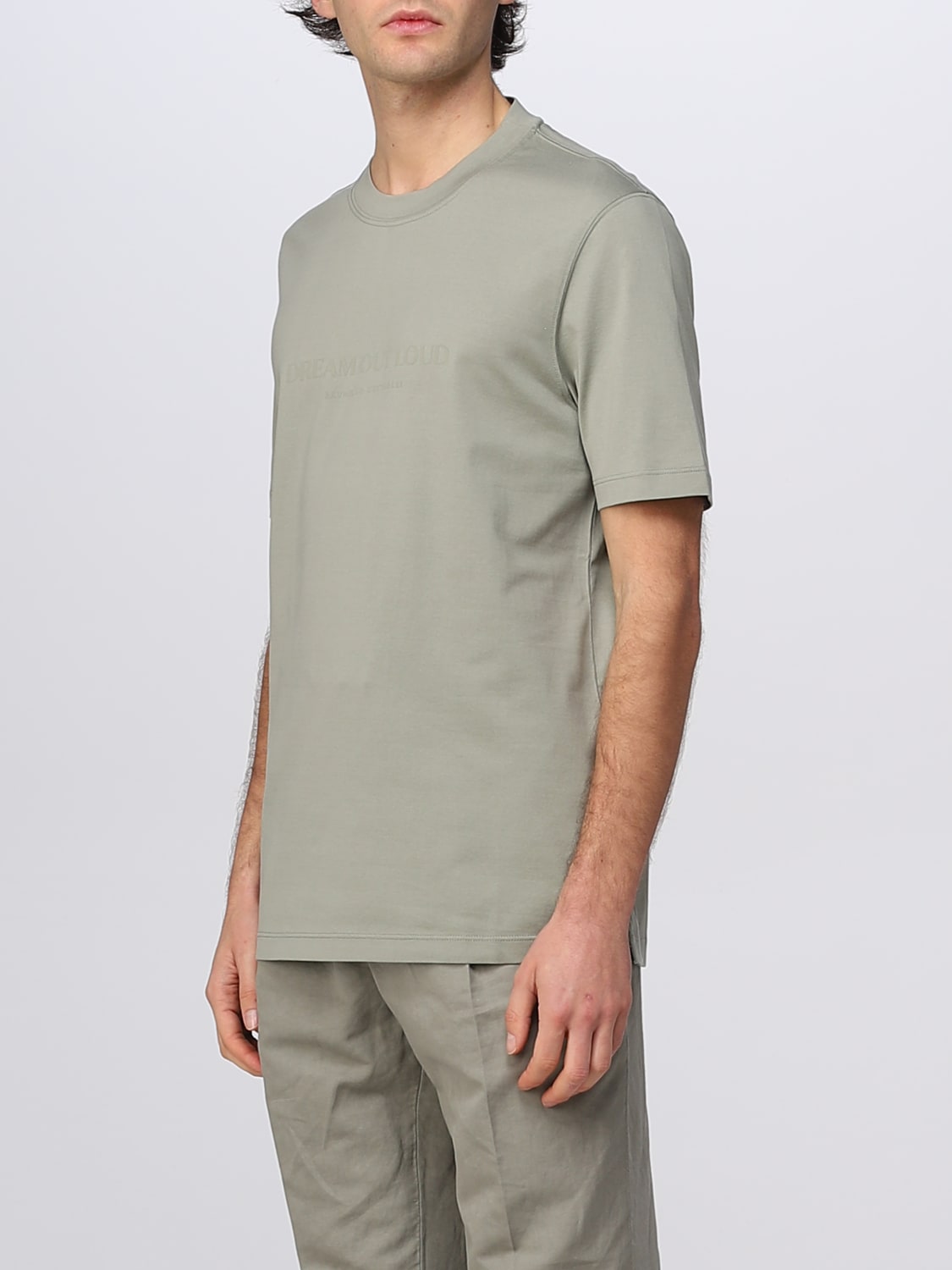 BRUNELLO CUCINELLI：Tシャツ メンズ - グリーン | GIGLIO.COM