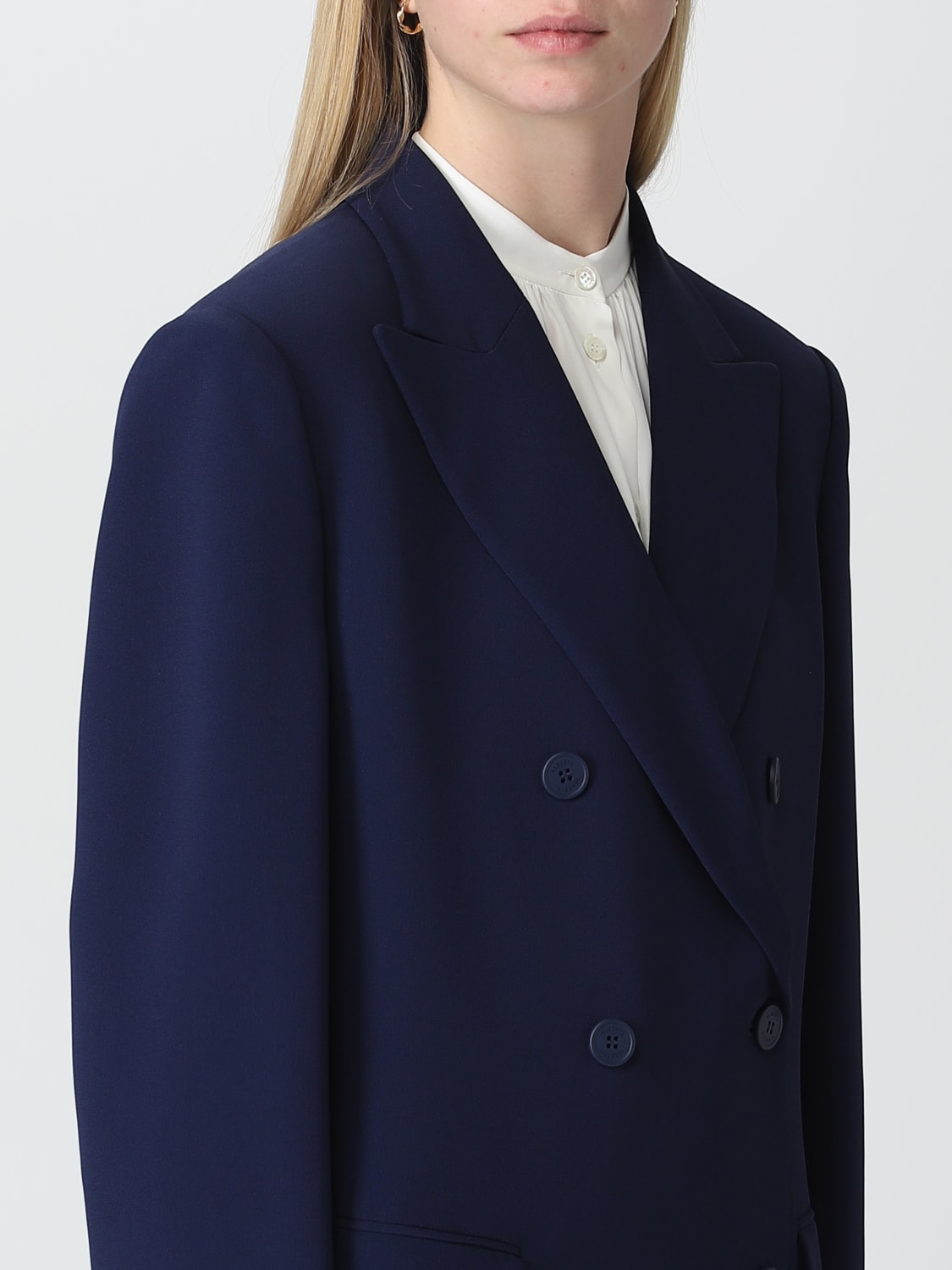 Alberta Ferretti Outlet: coat for woman - Blue | Alberta Ferretti