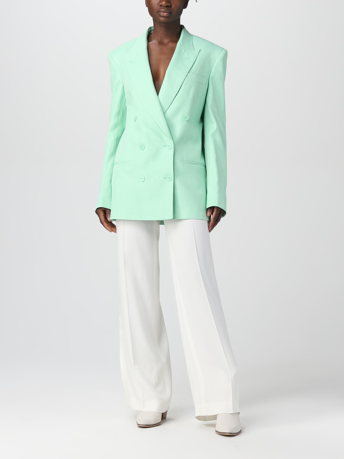 Stella Mccartney Outlet Blazer femme Menthe Blazer Stella