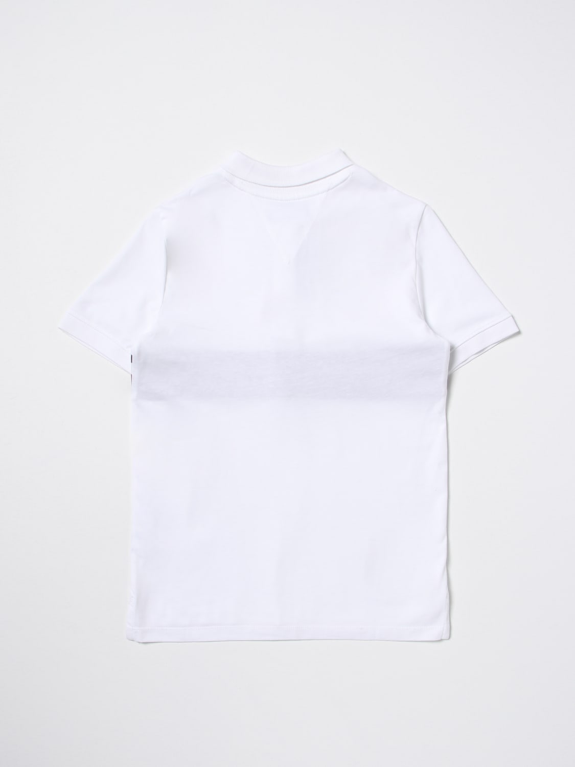 Tommy Hilfiger Outlet: polo shirt for boys - White | Tommy Hilfiger polo  shirt KB0KB08157 online at