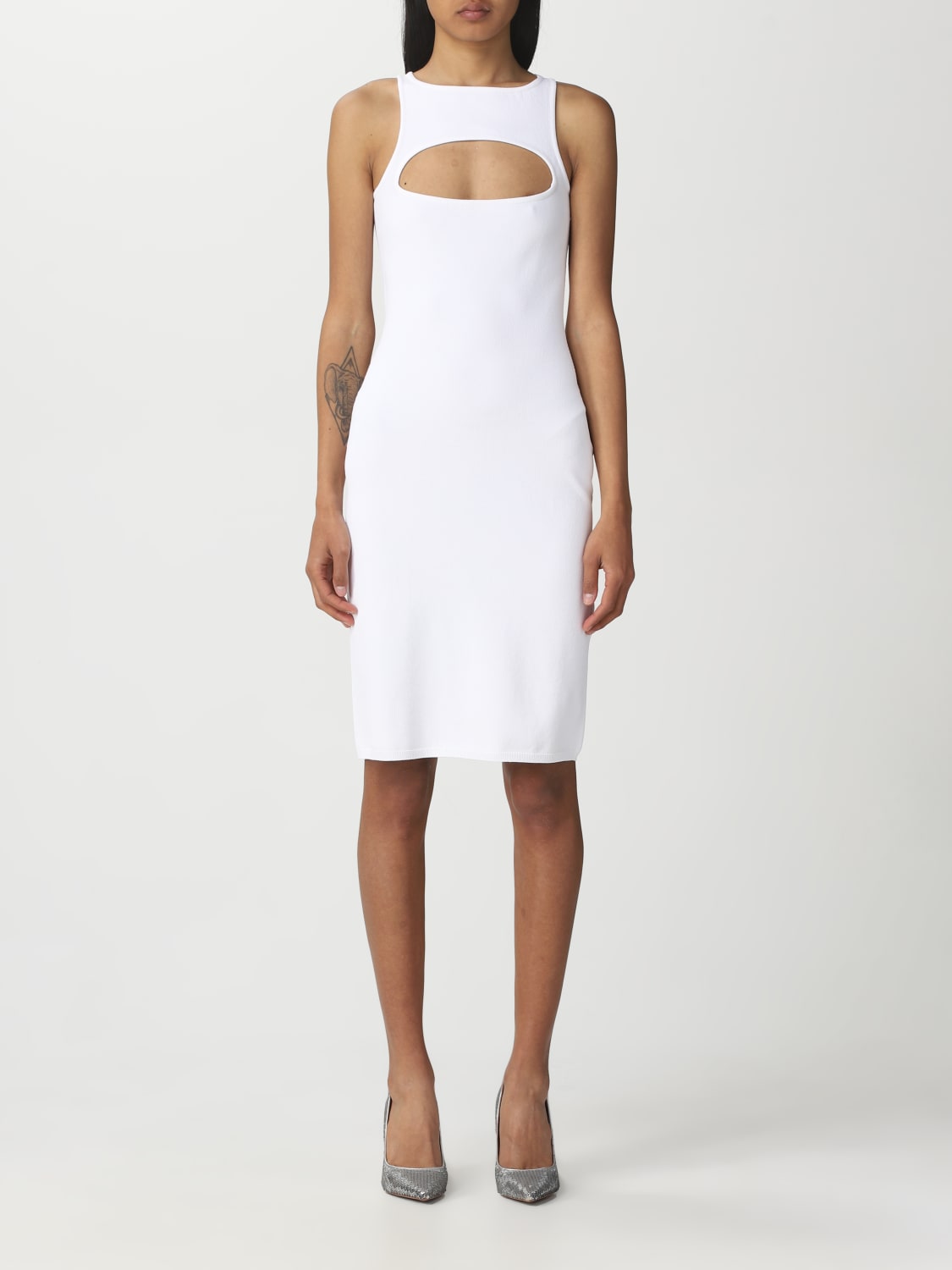 Dsquared2 Outlet: dress in viscose blend - White | Dsquared2 dress