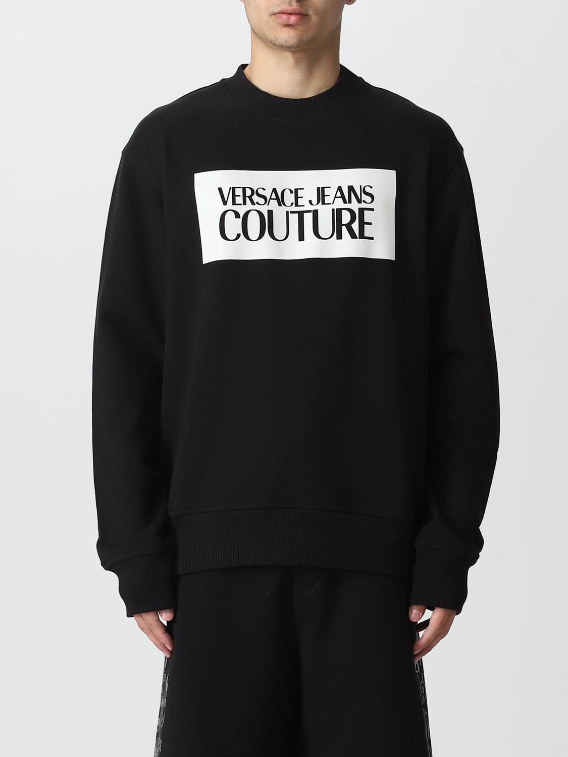 VERSACE JEANS COUTURE スウェット　ブラック