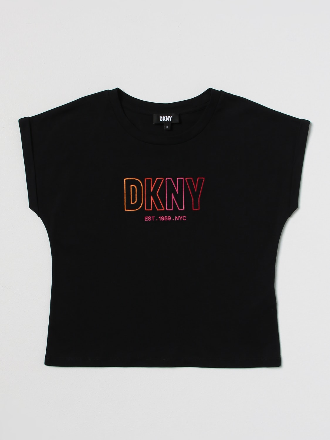 Dknyアウトレット：Tシャツ 女の子 - ブラック | GIGLIO.COM