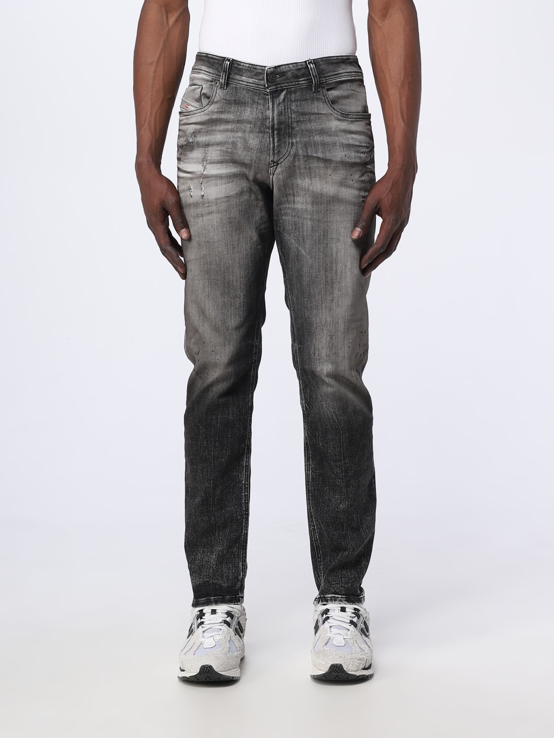 Diesel Outlet: jeans in stretch denim - Black | Diesel jeans A0359509E70  online at