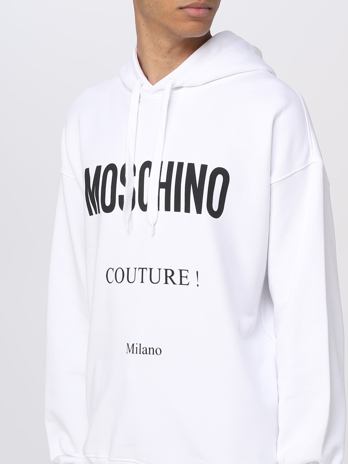 Moschino couture best sale milano hoodie