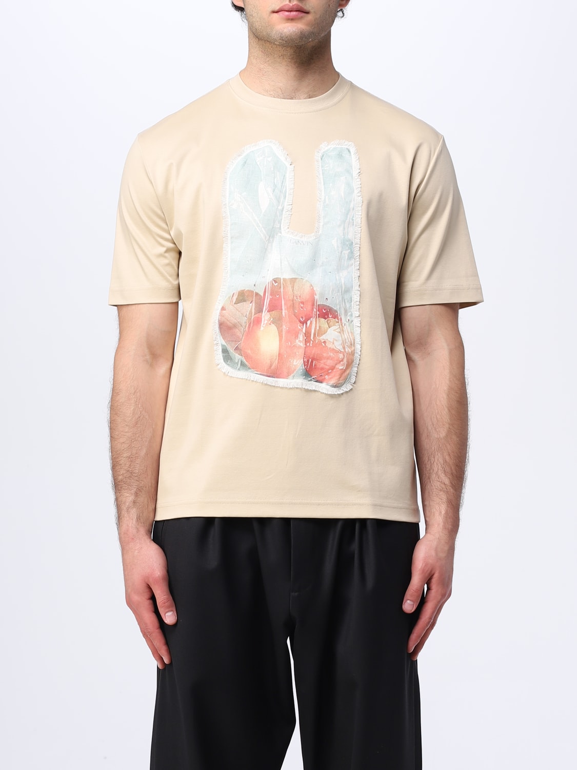 Lanvin Outlet: t-shirt for man - Sand | Lanvin t-shirt