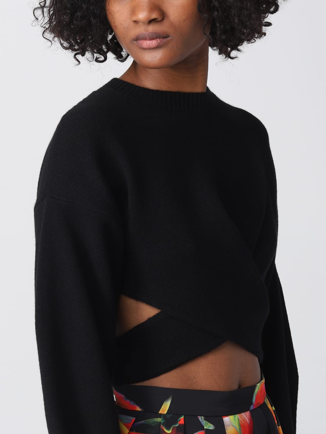 Alexander mcqueen black clearance jumper