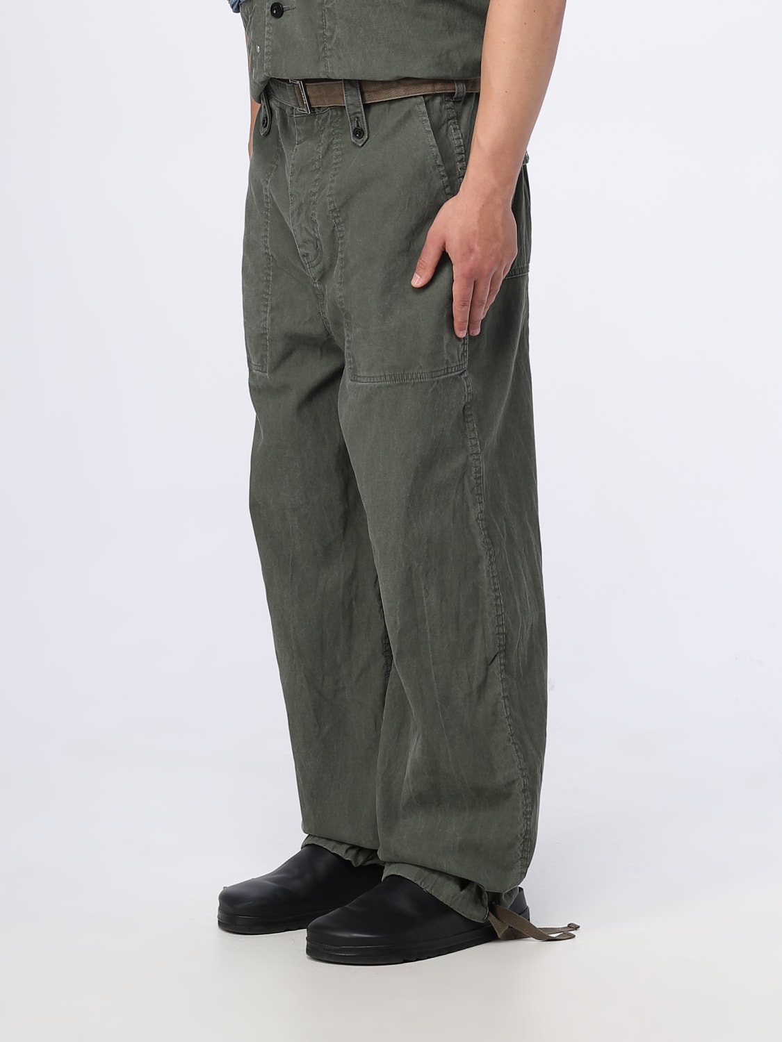 Sacai Outlet: pants for man - Kaki | Sacai pants 03049M online at