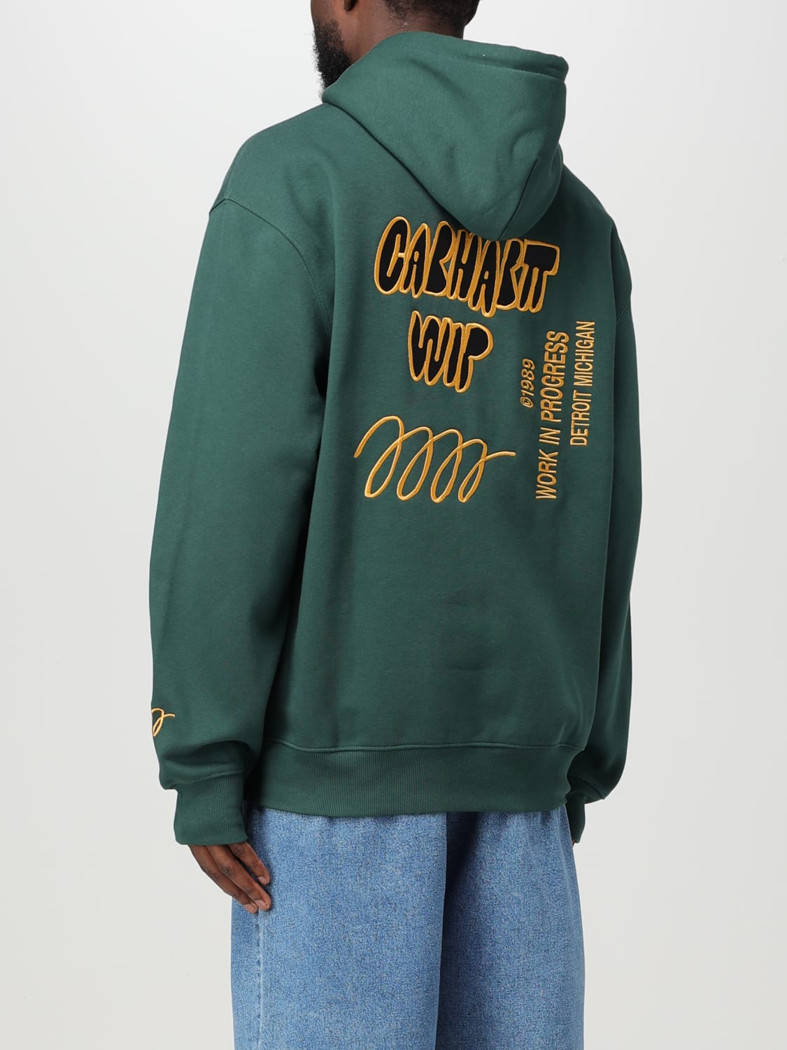 CARHARTT WIP sweatshirt for man Green Carhartt Wip sweatshirt