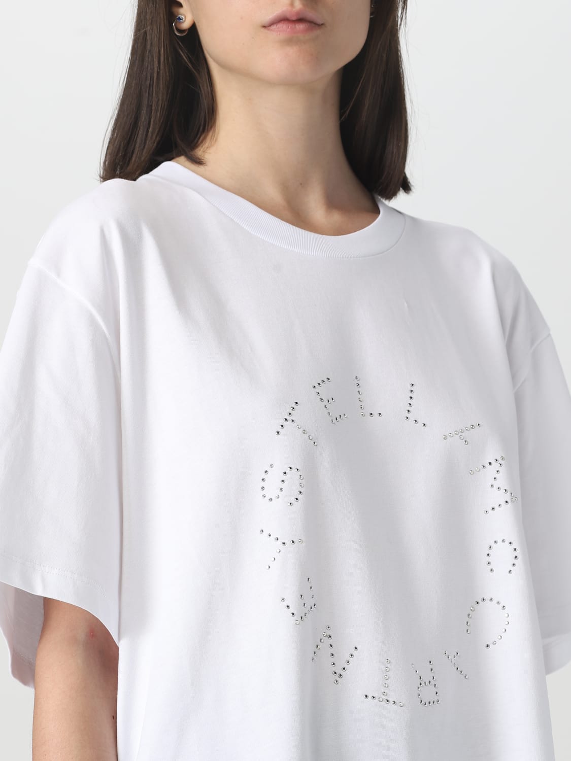 STELLA MCCARTNEY：Tシャツ レディース - ホワイト | GIGLIO.COM ...