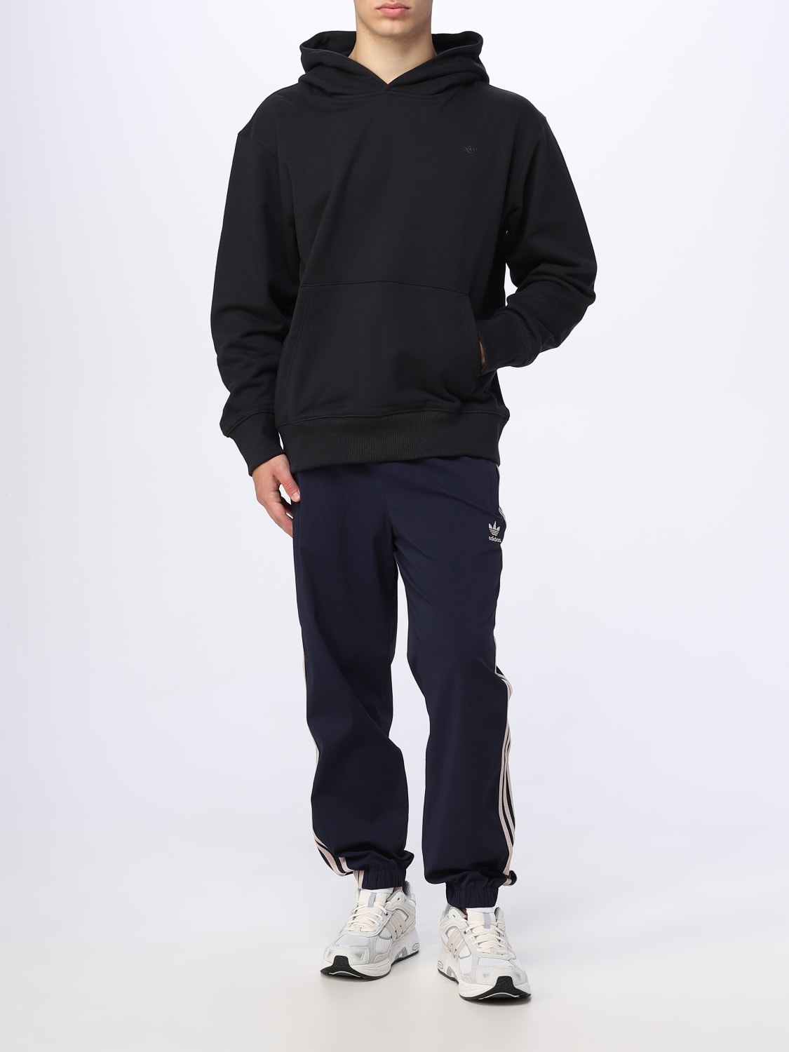 ADIDAS ORIGINALS: sweatshirt in cotton - Black | Adidas Originals sweatshirt  HK2937 online at