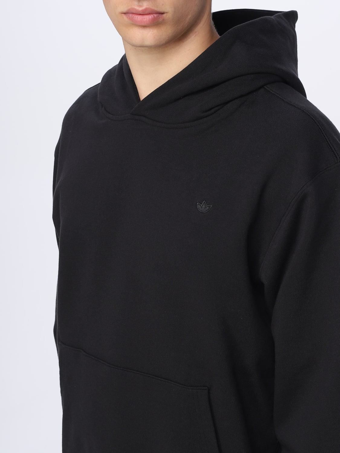 ADIDAS ORIGINALS: sweatshirt in cotton - Black | Adidas Originals sweatshirt  HK2937 online at
