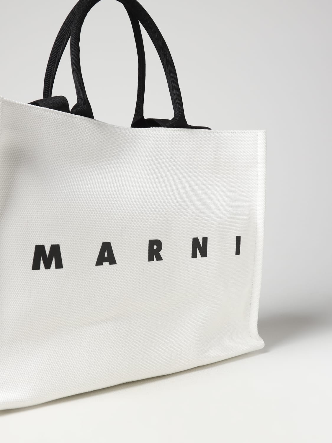 MARNI: bag in canvas - White | Marni bags SHMQ0053U2P5968 online