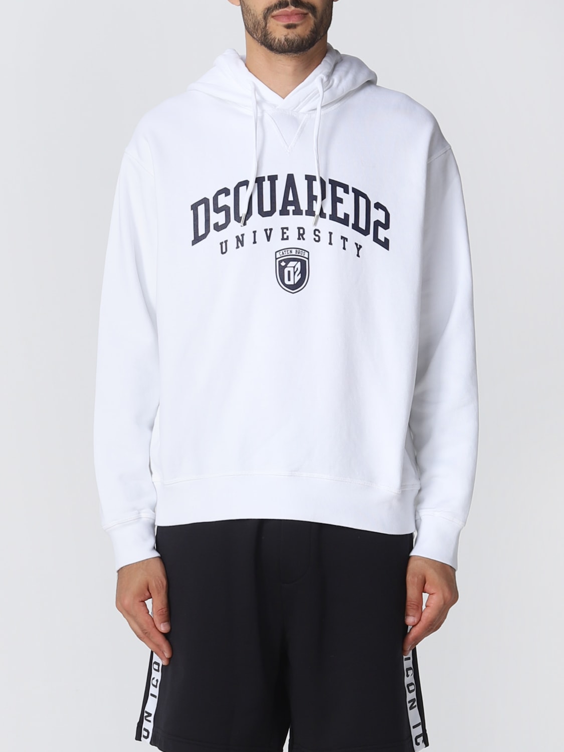 DSQUARED2 University sweatshirt in cotton White Dsquared2