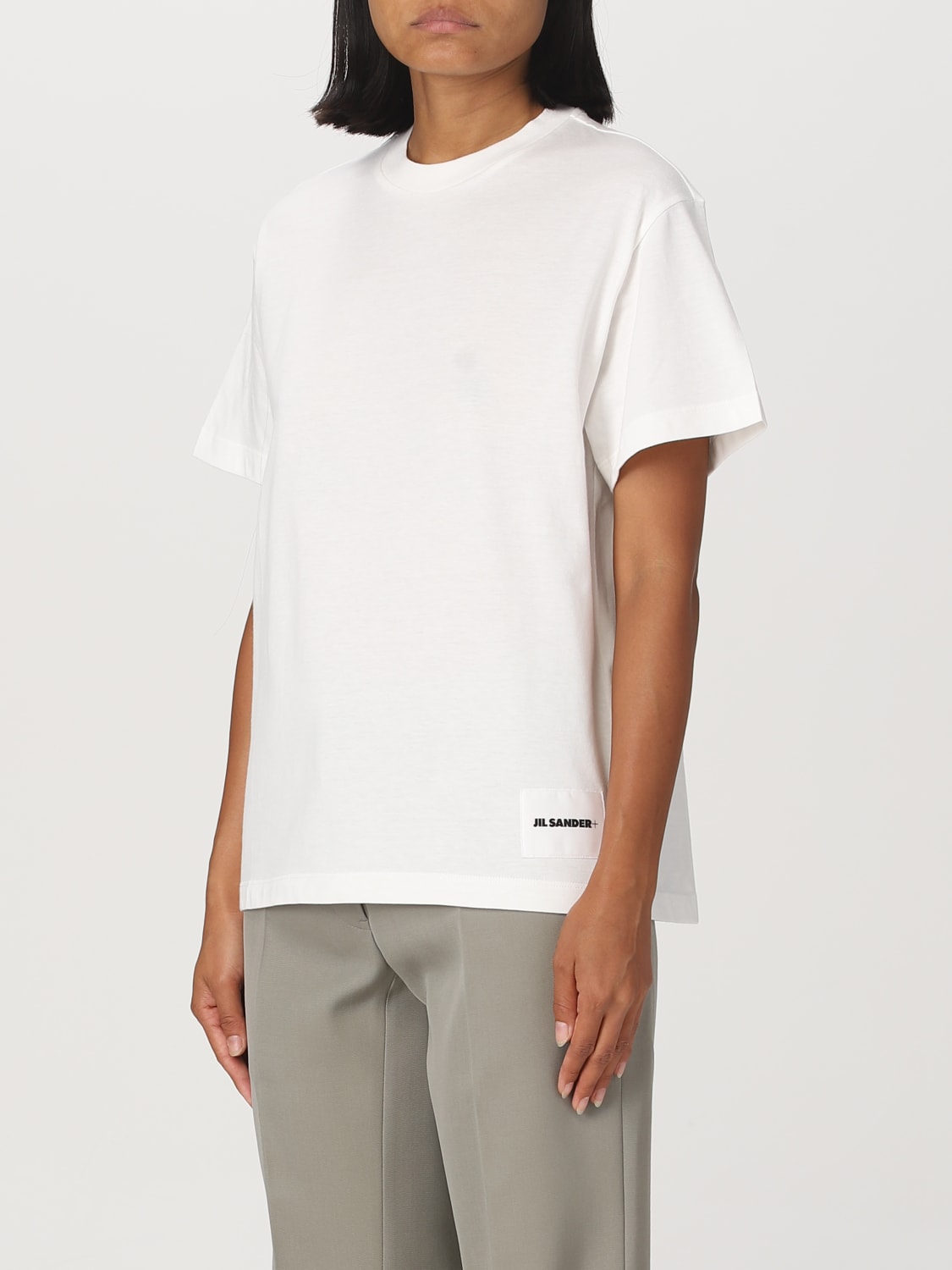 JIL SANDER：Tシャツ レディース - ホワイト | GIGLIO.COMオンラインの