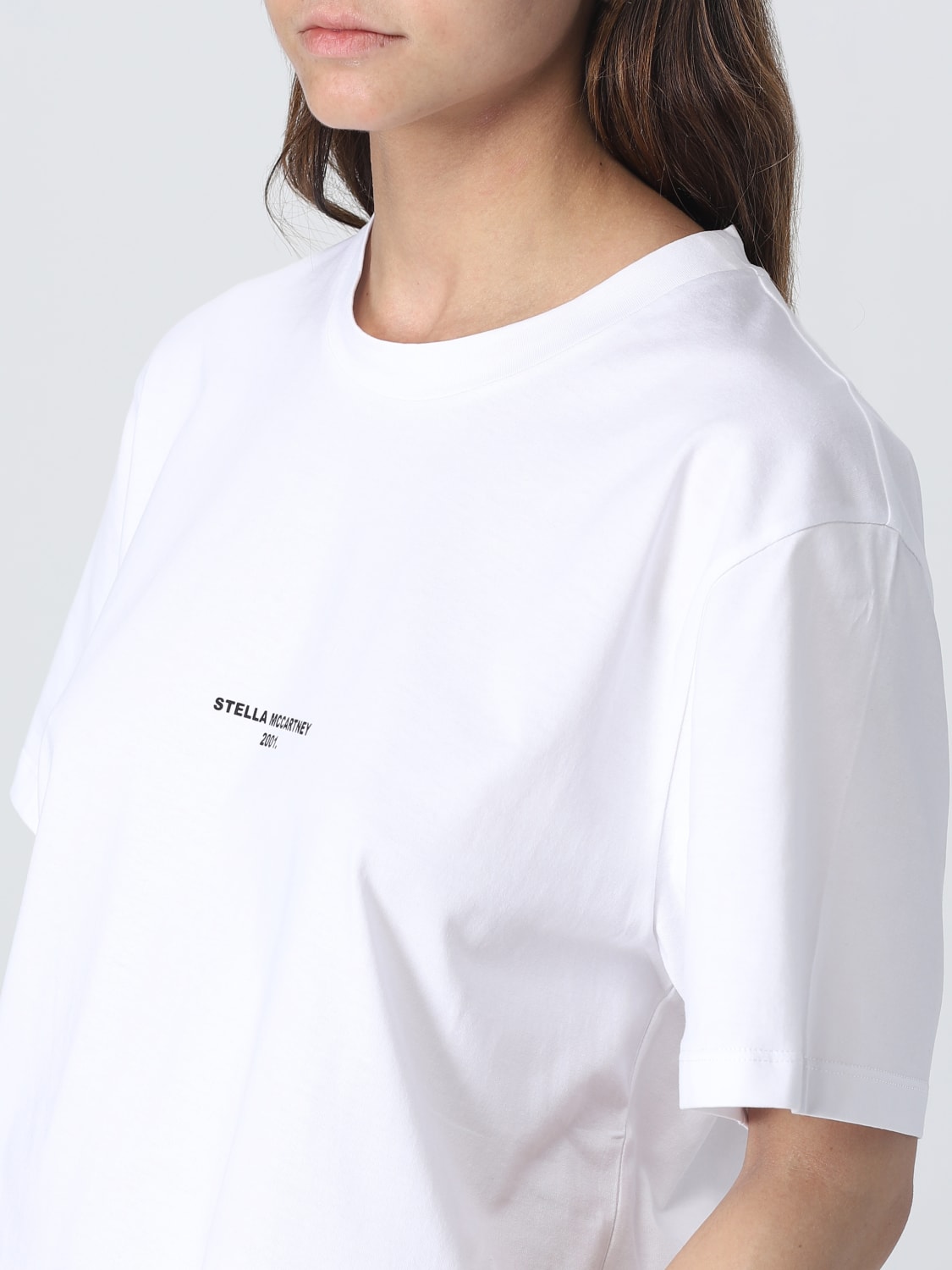 STELLA MCCARTNEY：Tシャツ レディース - ホワイト | GIGLIO.COM