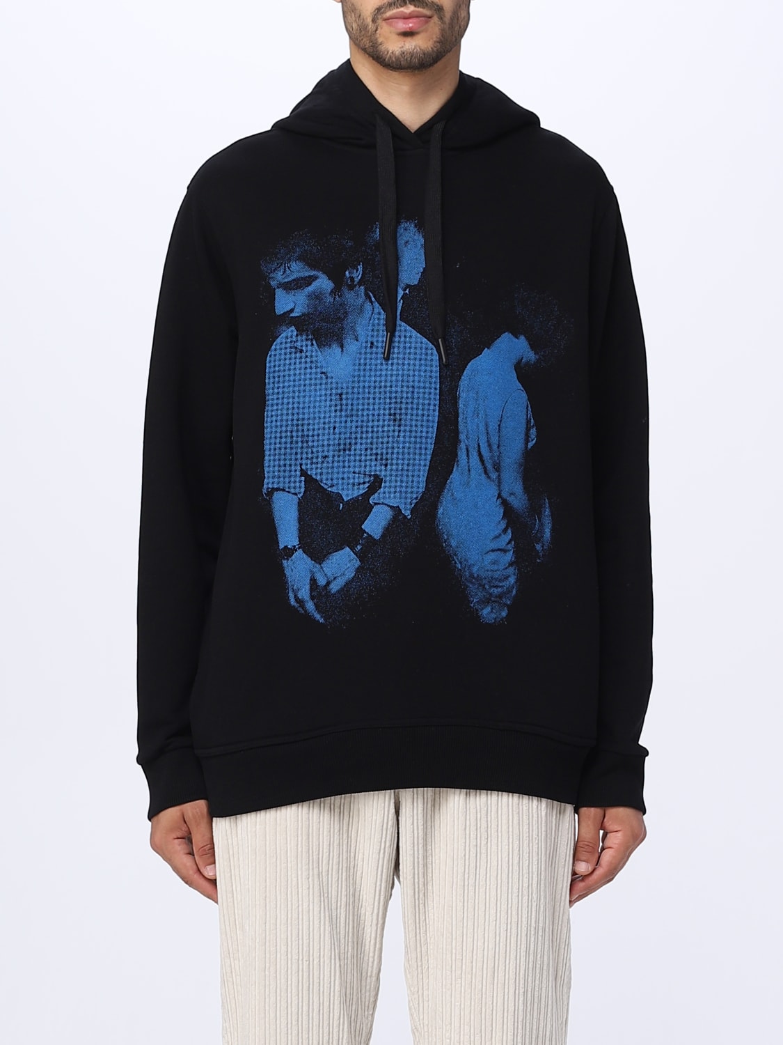 BURBERRY sweatshirt in cotton Black Burberry sweatshirt