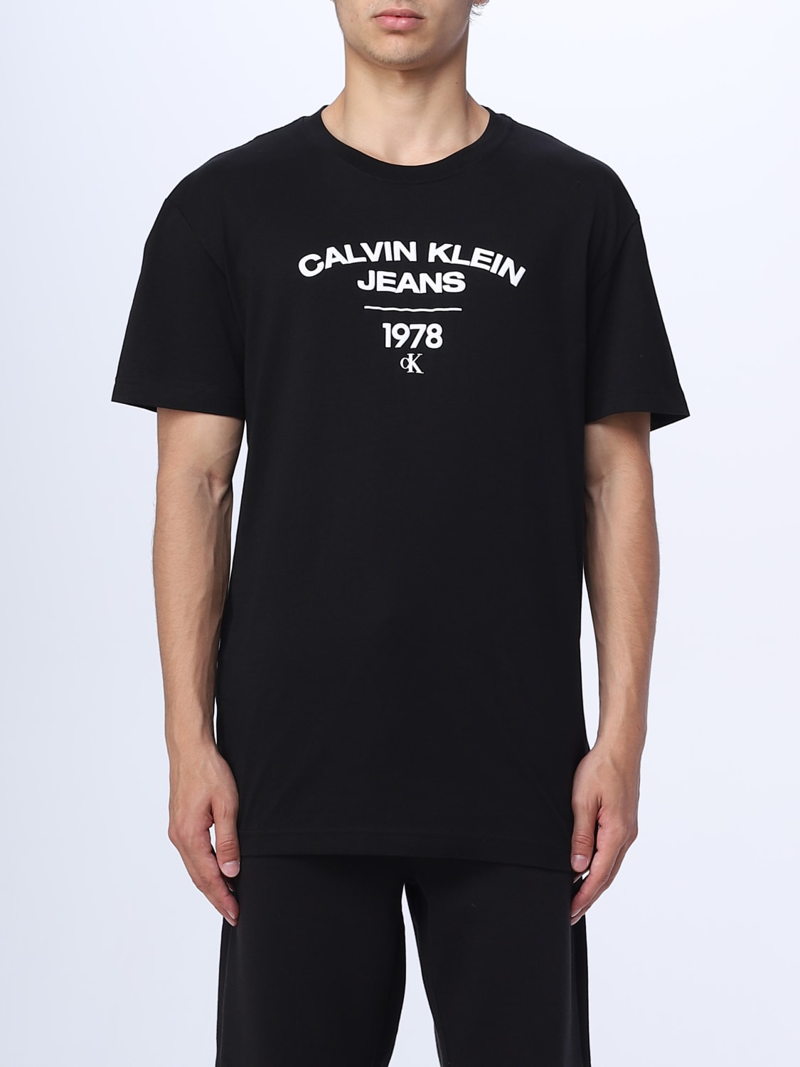 T-shirt noir Calvin Klein jeans homme