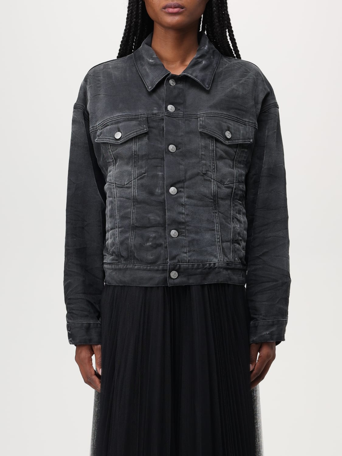 MM6 MAISON MARGIELA: jacket for woman - Black | Mm6 Maison