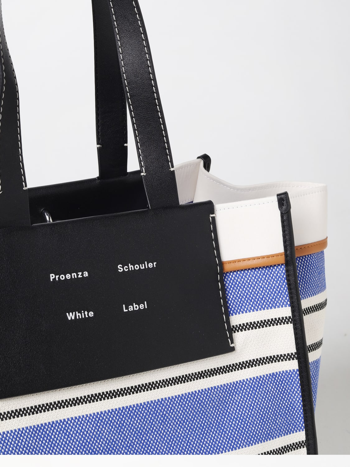 PROENZA SCHOULER BORSE TOTE Borsa Morris in cotone spalmato