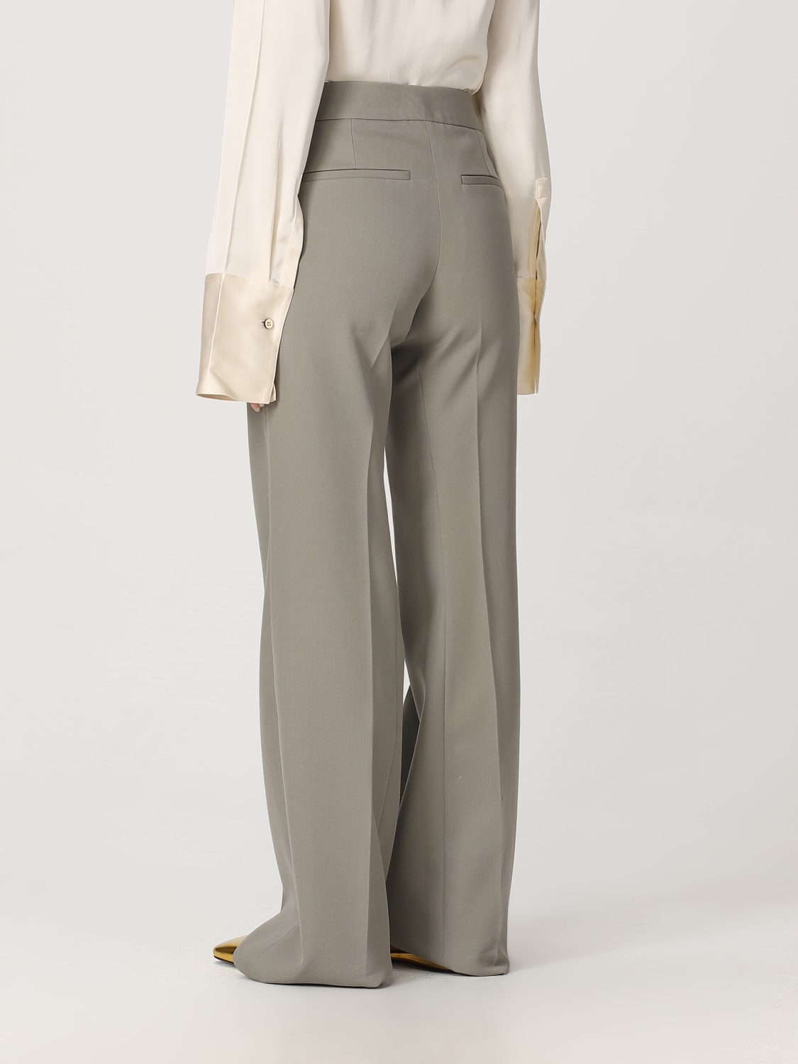 JIL SANDER: trousers for women - Green | Jil Sander trousers