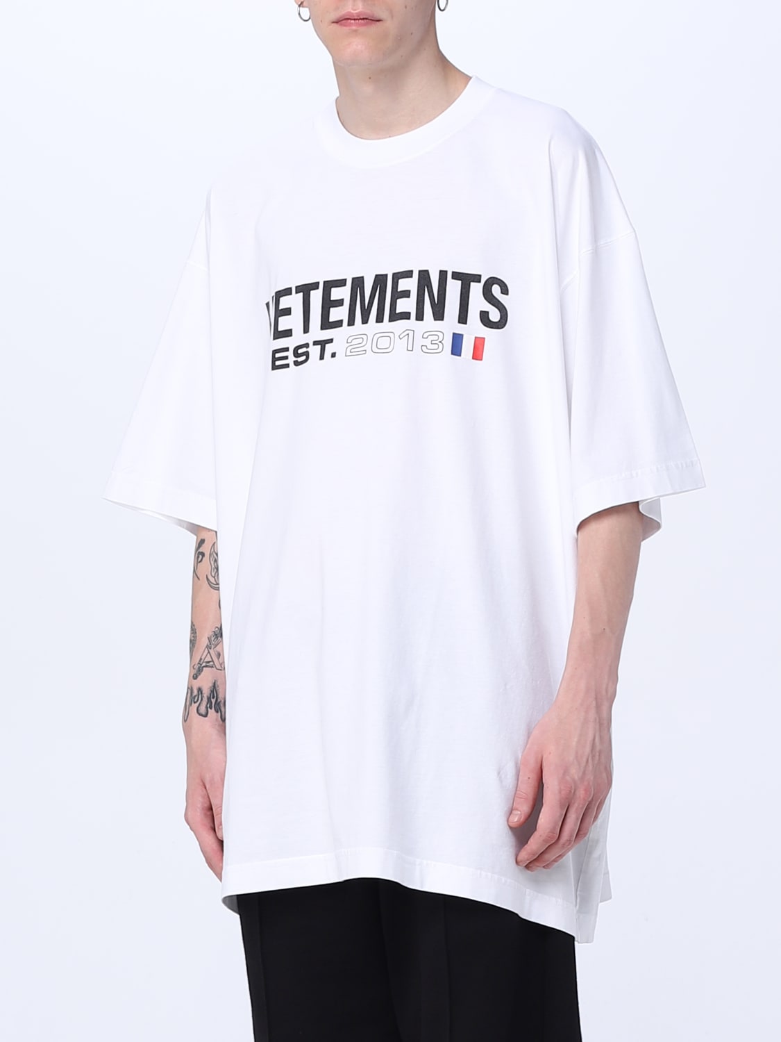 VETEMENTS：Tシャツ メンズ - ホワイト | GIGLIO.COMオンラインの ...