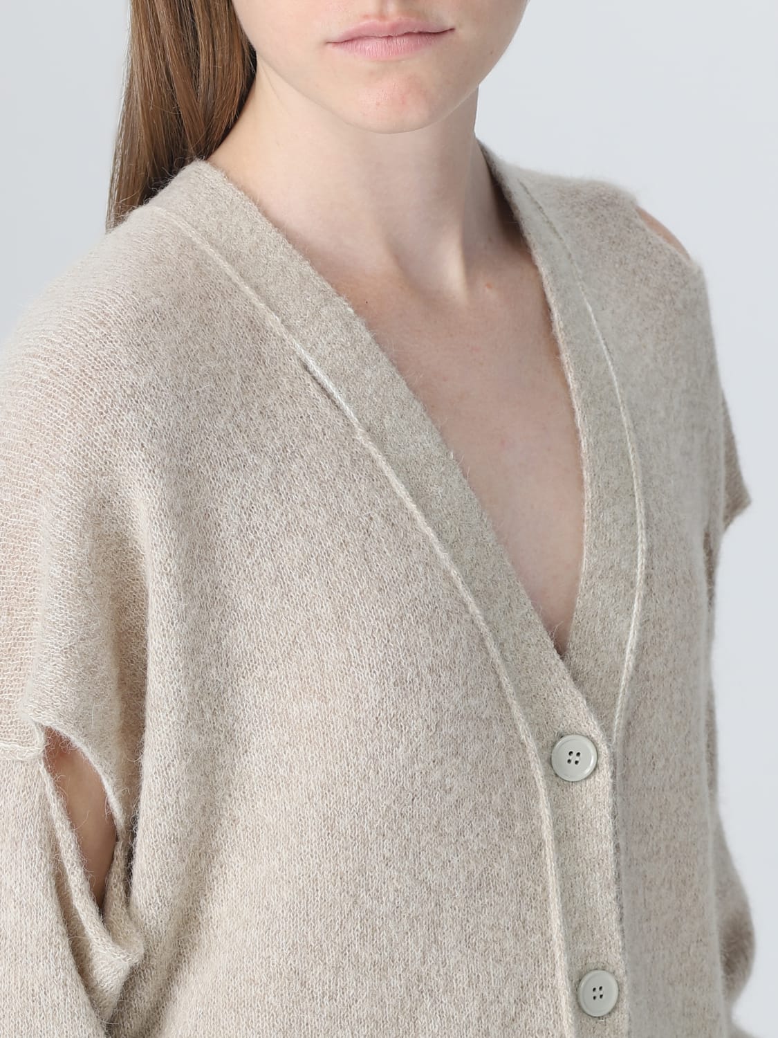 MM6 MAISON MARGIELA: cardigan for woman - Beige | Mm6 Maison