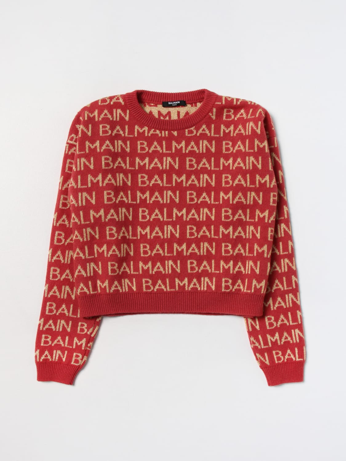 Red hot sale balmain jumper