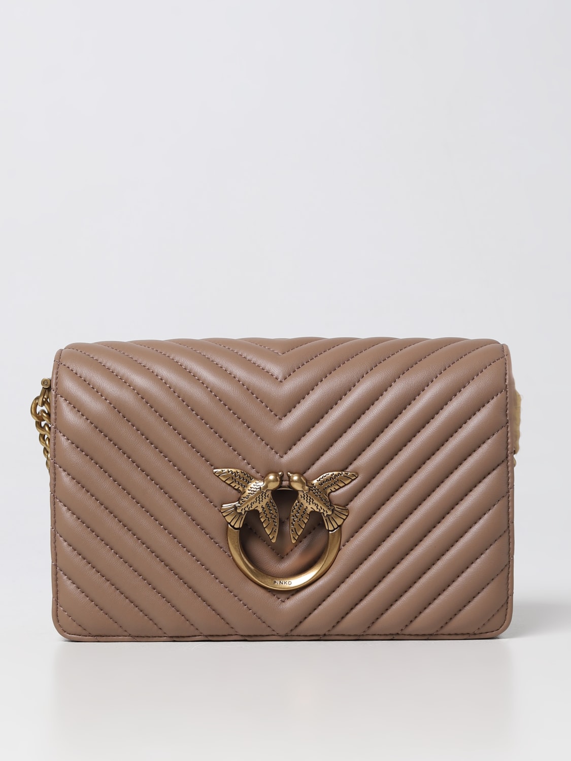 Bolsa crossbody Pinko Love Lady Puff de piel para mujer