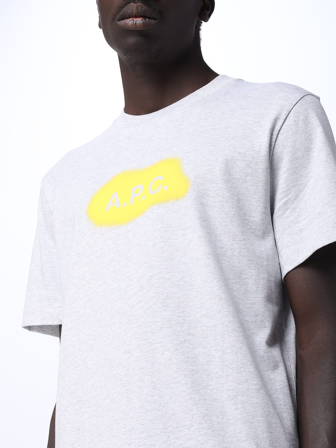 A.P.C.: t-shirt for man - Grey | A.p.c. t-shirt COEIOH26259 online