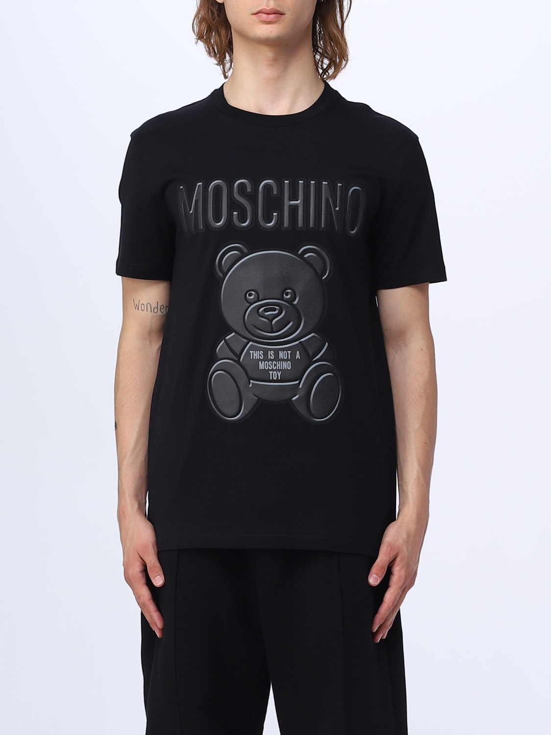 MOSCHINO COUTURE：Tシャツ メンズ - ブラック | GIGLIO.COMオンライン