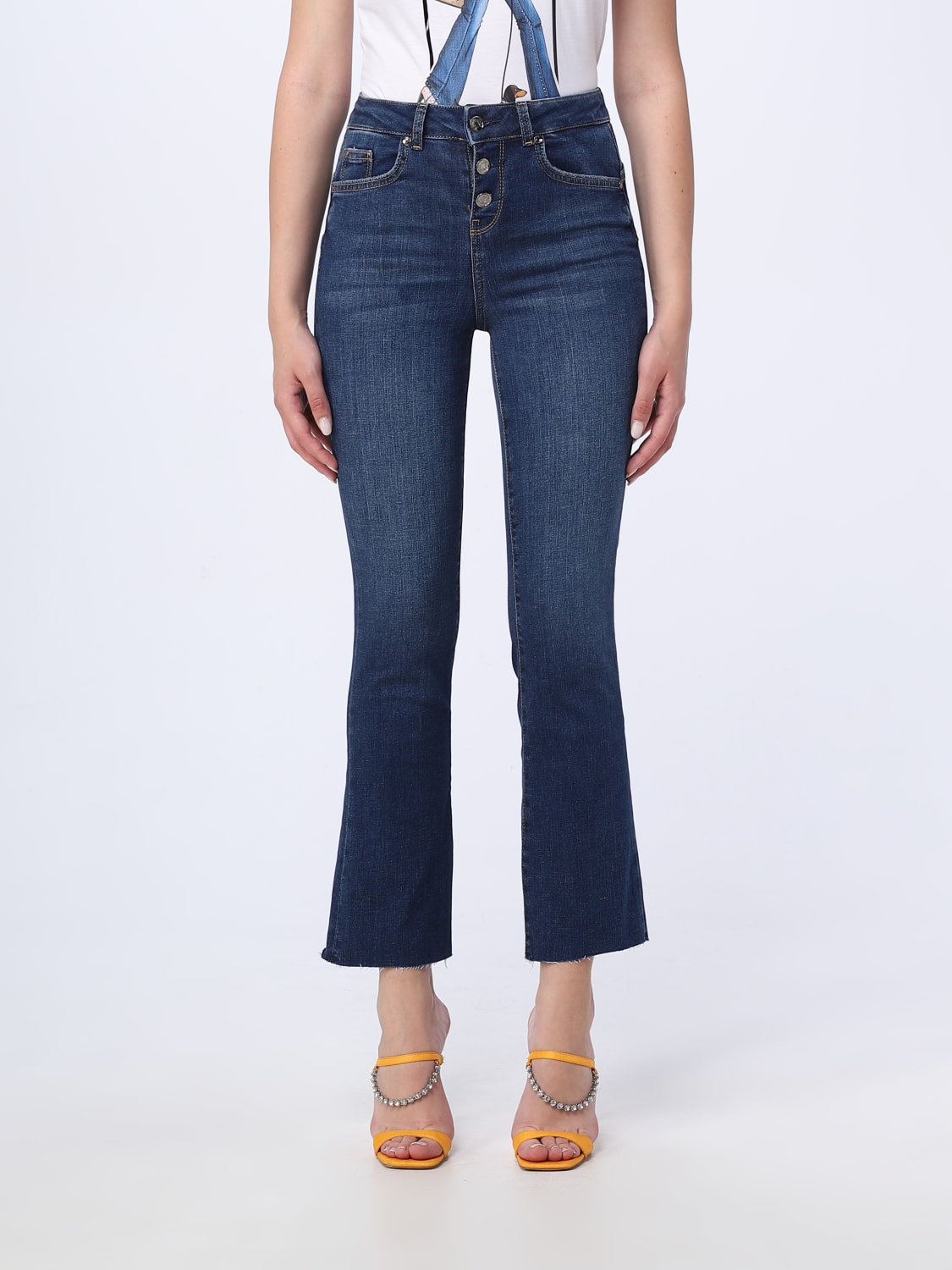 LIU JO: jeans for woman - Blue  Liu Jo jeans UF3040D4811 online at