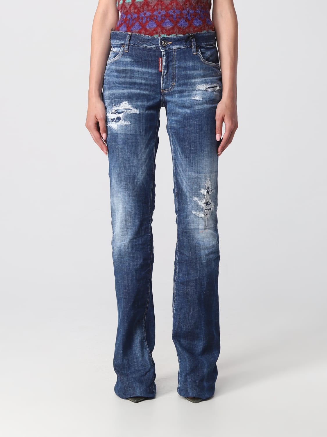 DSQUARED2: jeans in denim - Denim | Dsquared2 jeans