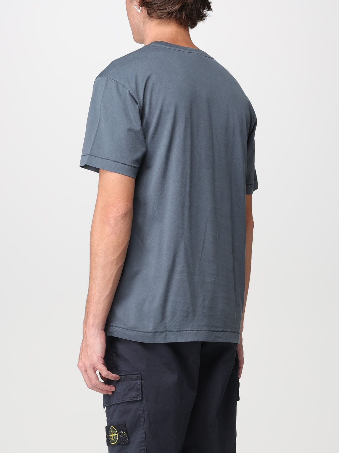 STONE ISLAND：Tシャツ メンズ - グレー | GIGLIO.COMオンラインの