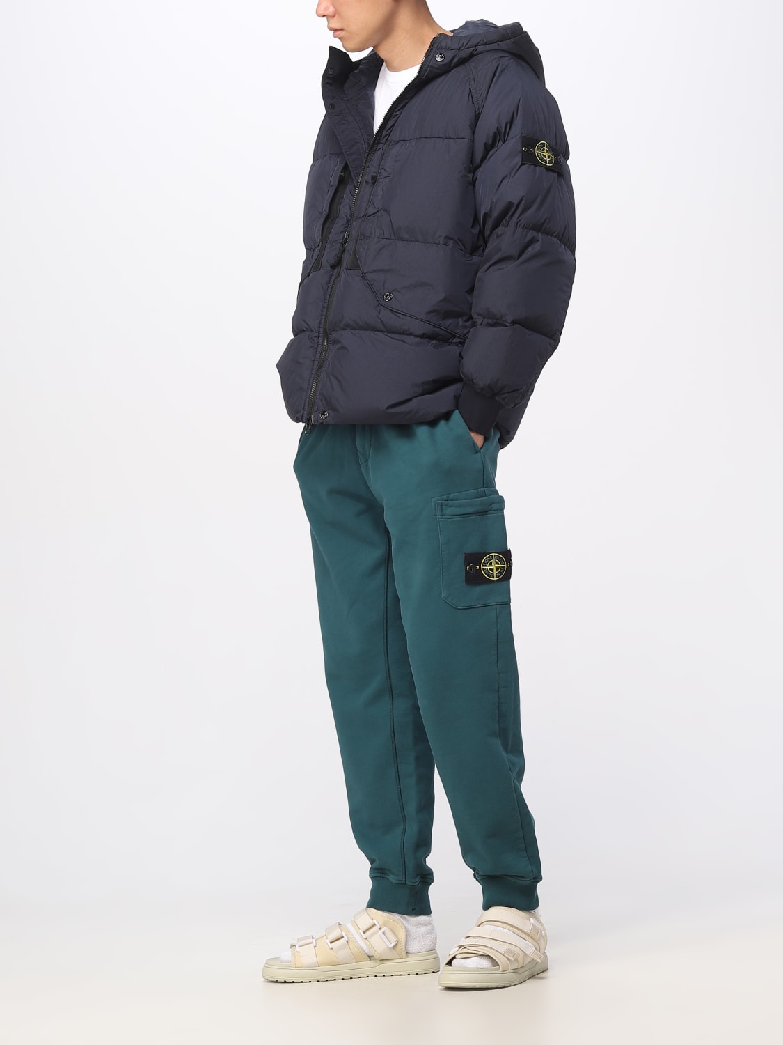 STONE ISLAND：ジャケット メンズ - ブルー | GIGLIO.COMオンラインの