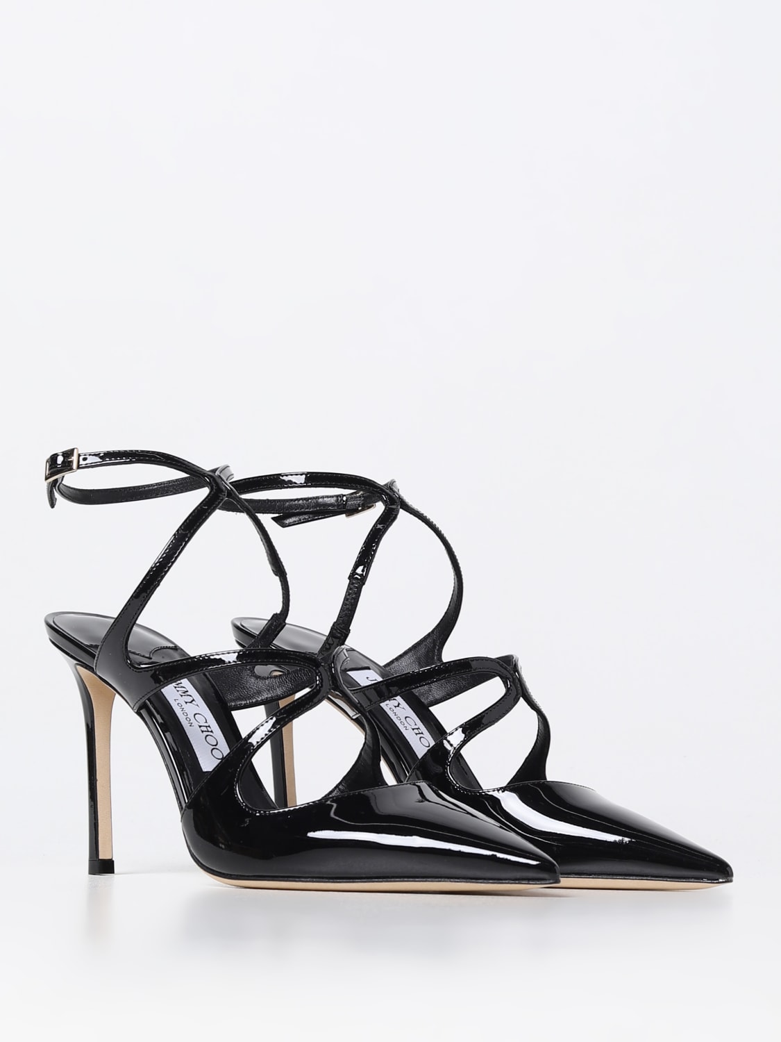 JIMMY CHOO Azia pumps in patent leather Black Jimmy Choo high