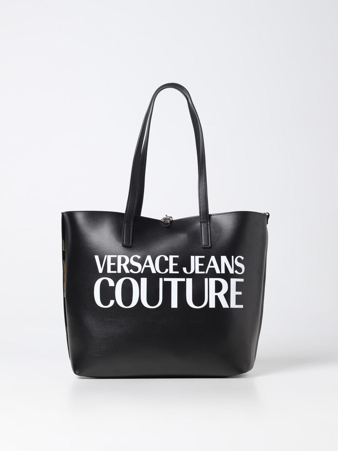 VERSACE JEANS COUTURE トートバッグ ブラックディテール