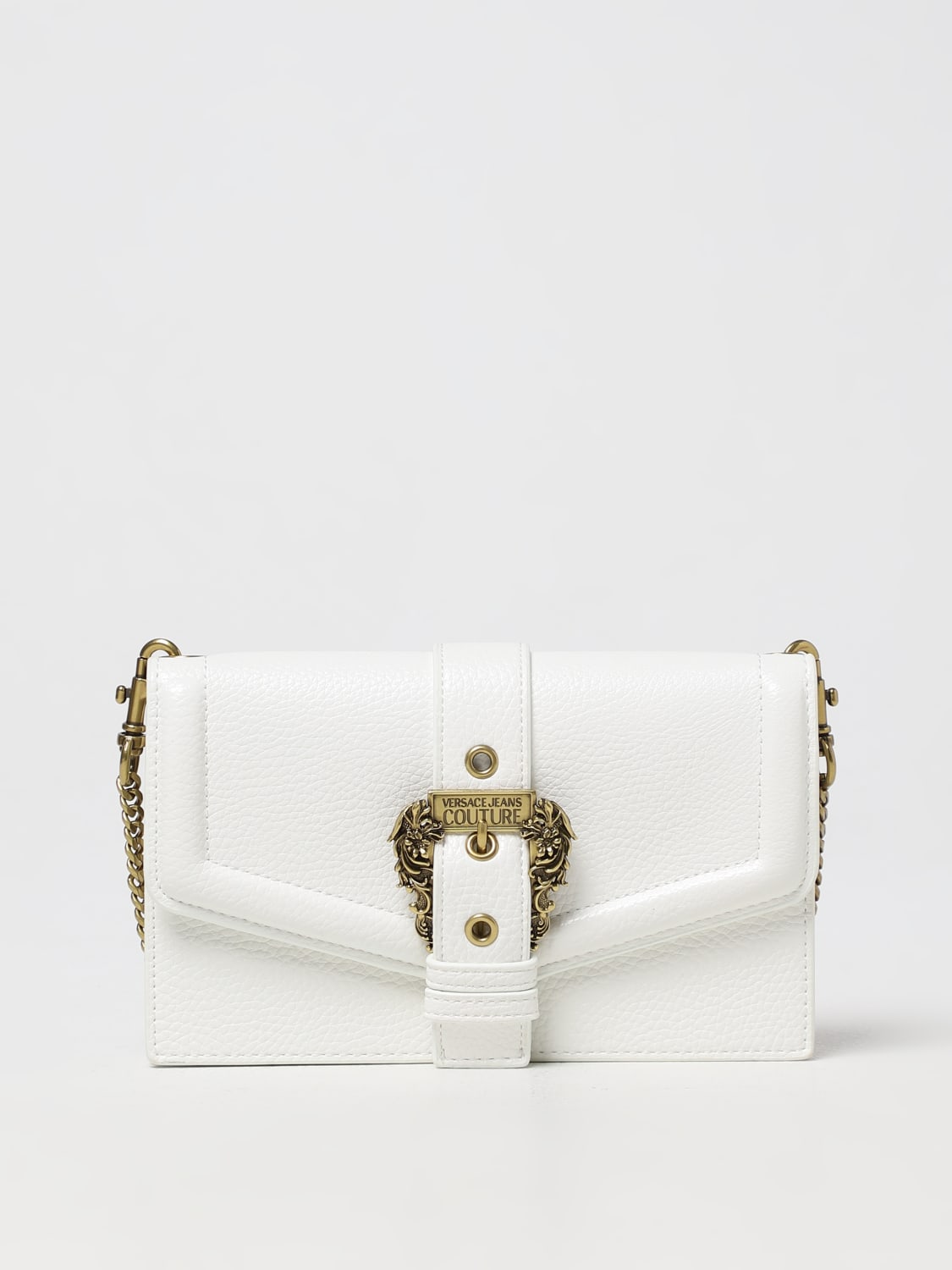 VERSACE JEANS COUTURE wallet bag in grained synthetic leather