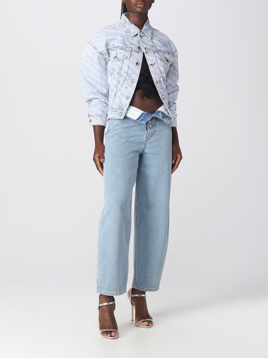 ALEXANDER WANG: jacket for woman - Denim | Alexander Wang jacket