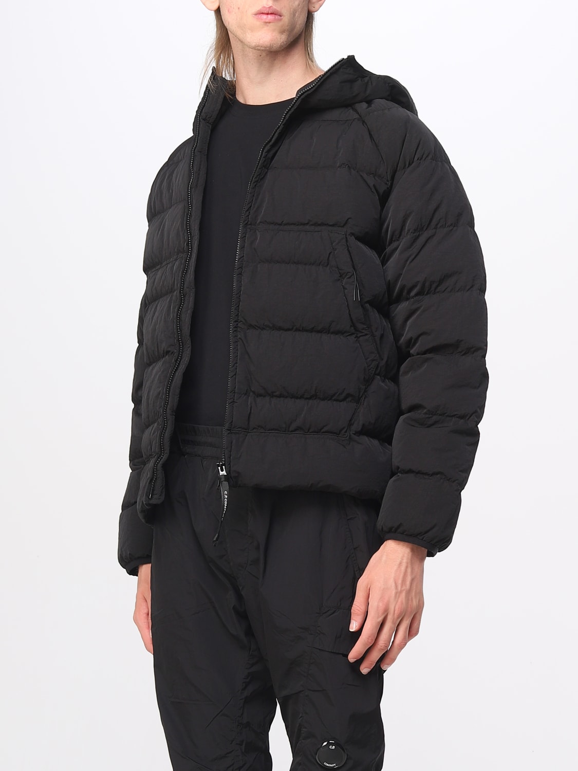 Cp company black on sale puffer