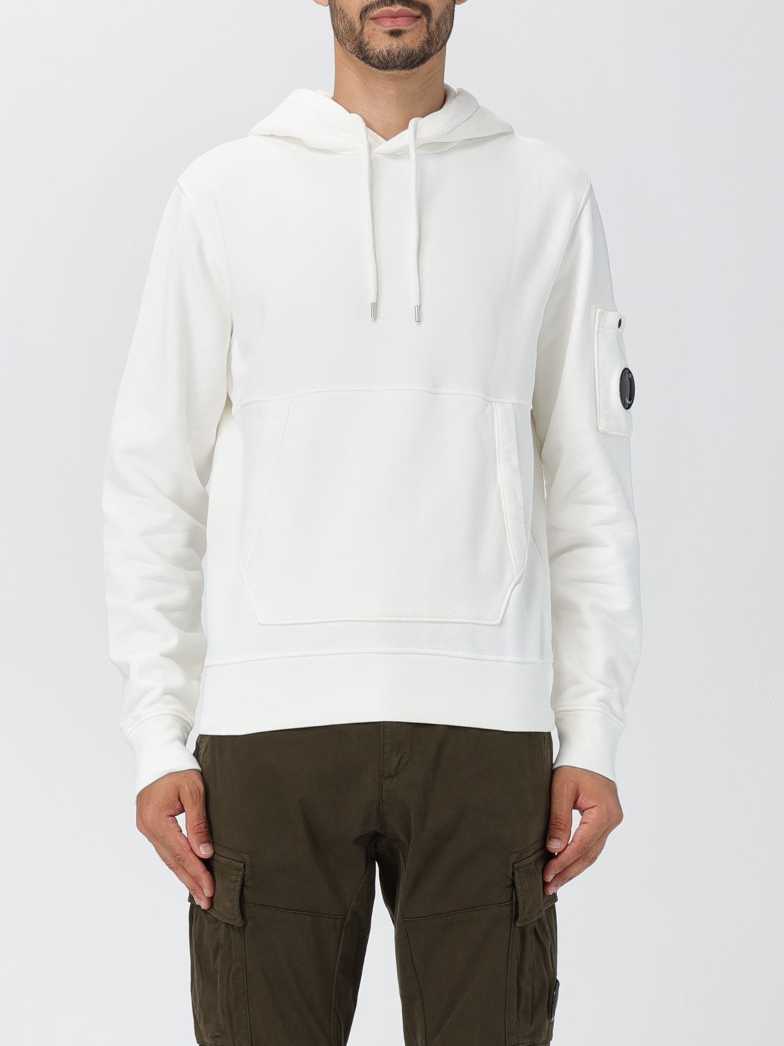 White cp shop company sweatshirt