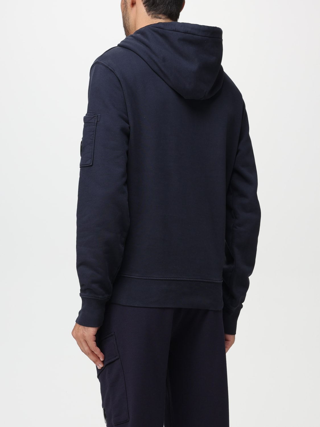 Cp company blue discount hoodie