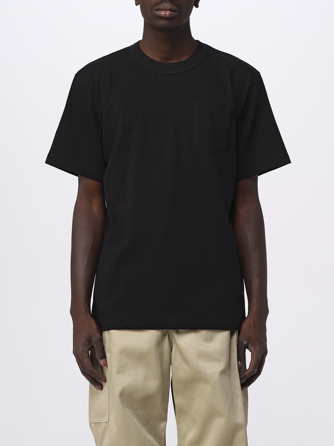 SACAI: t-shirt for men - Black | Sacai t-shirt SCM063 online at