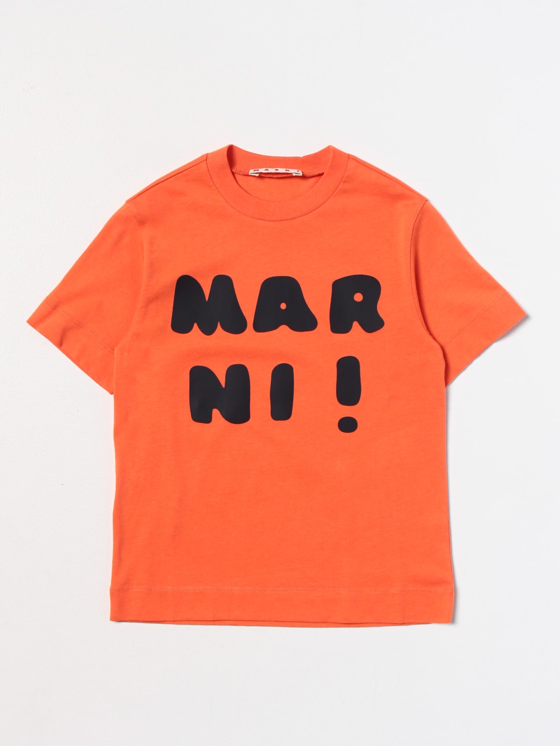 MARNI：Tシャツ 男の子 - オレンジ | GIGLIO.COMオンラインの