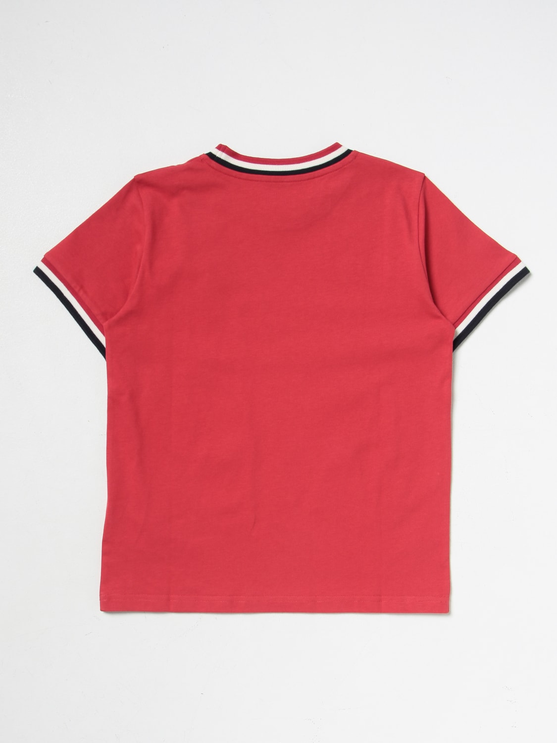 MONCLER：Tシャツ 男の子 - レッド | GIGLIO.COMオンラインのMoncler T