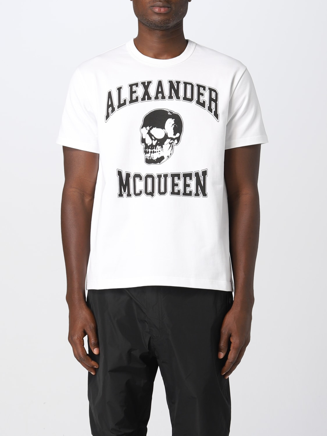 ALEXANDER MCQUEEN: t-shirt for men - White 1 | Alexander Mcqueen t
